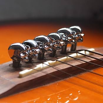 Amazon.com: String Replacement Bridge Pins Skull Bridge